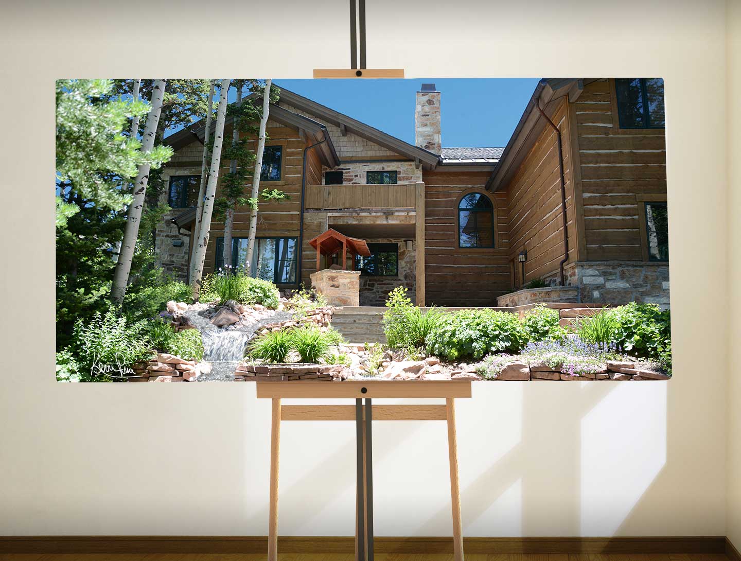 Kevin Price Designs Custom Home - The Colony 85 in Park City, Utah Backyard